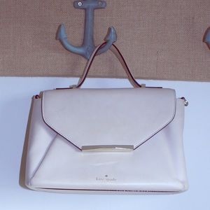 Kate Spade cream colored handbag